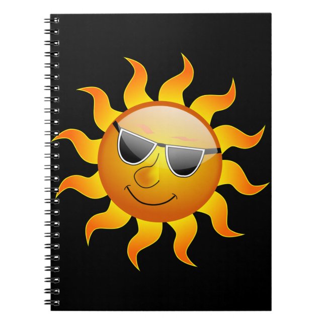 Carnet drôle Summer Sun (Devant)