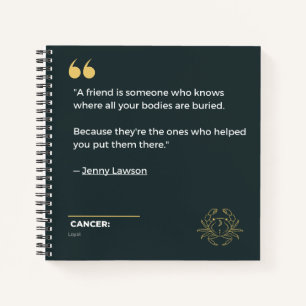 Carnet du cancer du zodiaque