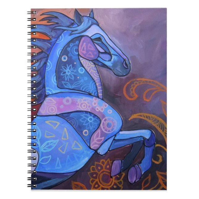 Carnet du cheval 2 en verre souillé (Devant)