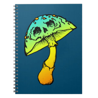 carnet du crâne de champignon