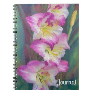 Carnet du Jardin des fleurs roses Art Journal