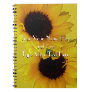 Carnet du journal de fleurs sur mesure du Carnet d