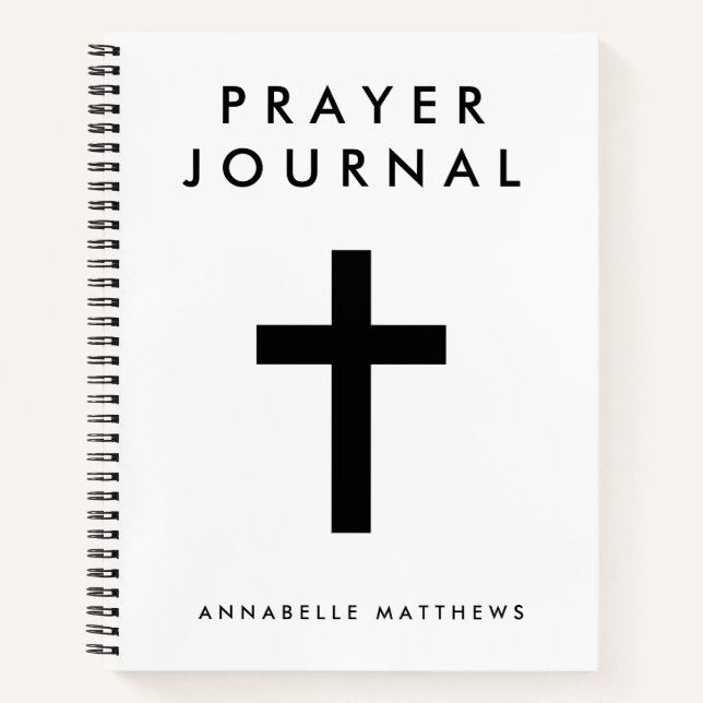 Carnet du Journal de prière de la Bible chrétienne (Devant)
