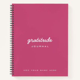 carnet du journal de reconnaissance rose rose pous