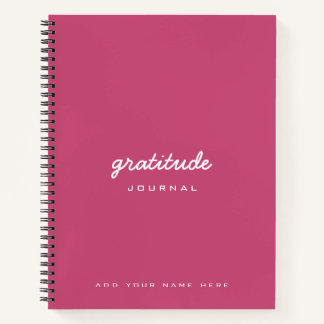 carnet du journal de reconnaissance rose rose pous