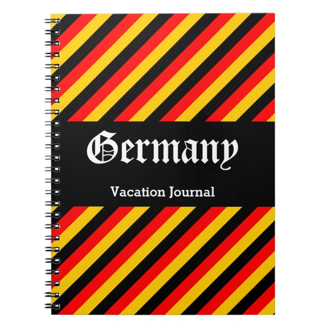 Carnet du Journal des vacances en Allemagne (Devant)