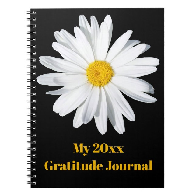 Carnet du journal personnalisé Shasta Daisy (Devant)