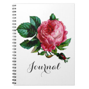 Carnet du journal Rose de chou