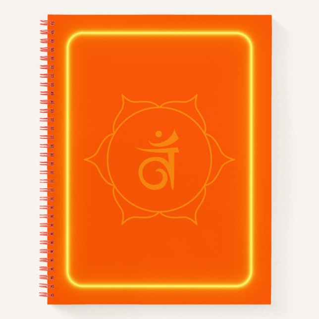 Carnet du journal Sacral chakra (Devant)