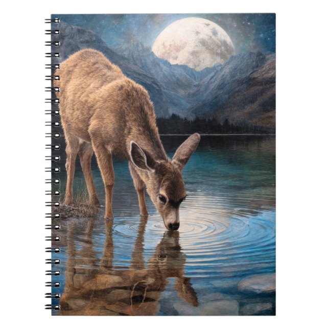 Carnet du lac Moonlit Deer Mountain (Devant)