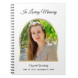 Carnet du livre d'or commémoratif moderne ou funér