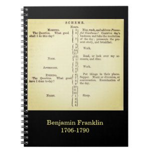 Carnet du programme de Benjamin Franklin