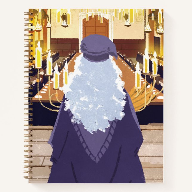Carnet Dumbledore Parlant dans la grande salle Hogwarts (Devant)