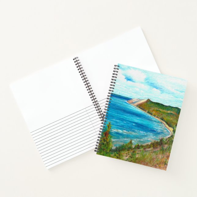 Carnet Dunes de l'ours dormant Lakeshore Michigan Art (Intérieur)