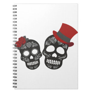 Carnet Duo de crâne noir Thunder_Cove