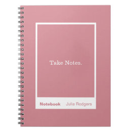 Carnet Dusty Pink Block Quote Classic Notebook