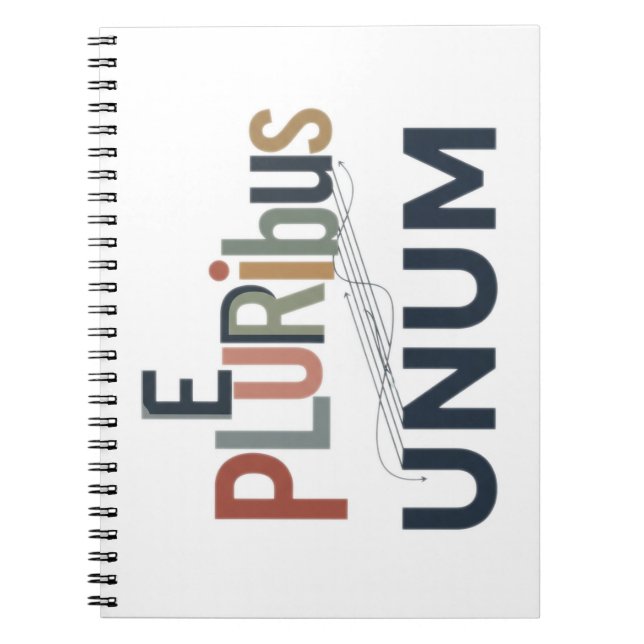 Carnet "E Pluribus Unum" - Conception pour l'unité (Devant)