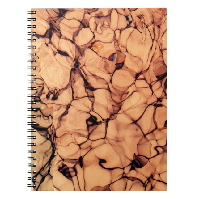 Carnet Eau bleue étincelante inversée (Devant)