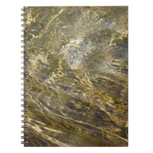 Carnet Eau fontaine d'or