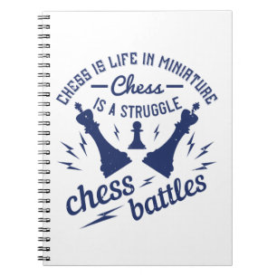 Carnet Échecs - Échecs est la vie en miniature