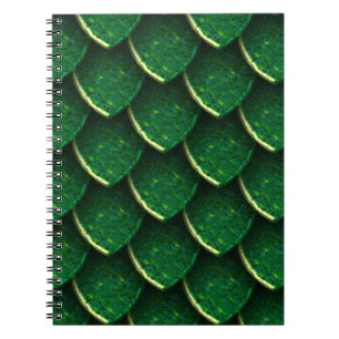 Carnet Échelle de dragon vert