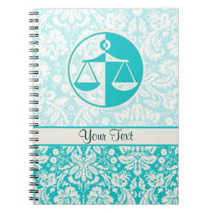 Carnet Échelles de justice turquoises