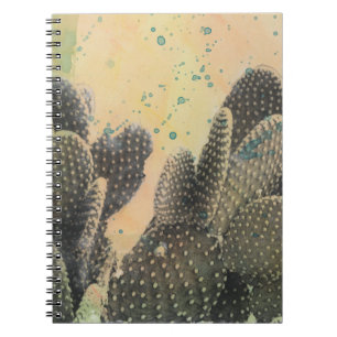 Carnet Éclaboussure verte du cactus de désert