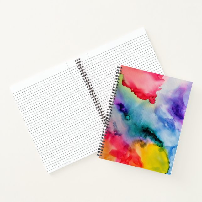 Carnet Éclaboussures artistiques créatives d'aquarelle (Intérieur)