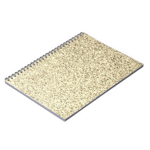 Carnet Éclaircissements de parties scintillant douce Gold