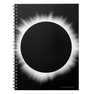 Carnet Éclipse solaire avec la couronne