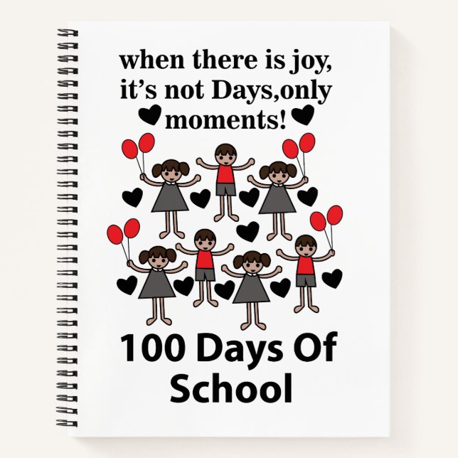 Carnet École 100 Jours d'école (Devant)
