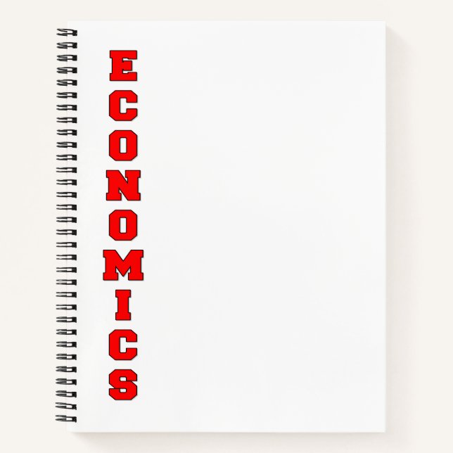 Carnet Économie (Devant)