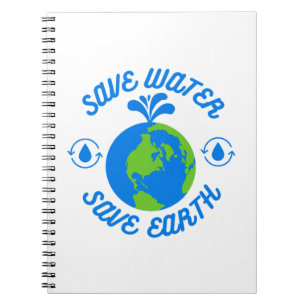 Carnet Économisez de l'eau Économisez de la Terre