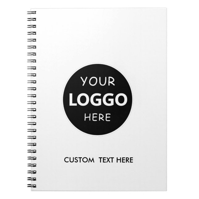 Carnet Écran professionnel personnalisé du logo d'entrepr (Devant)
