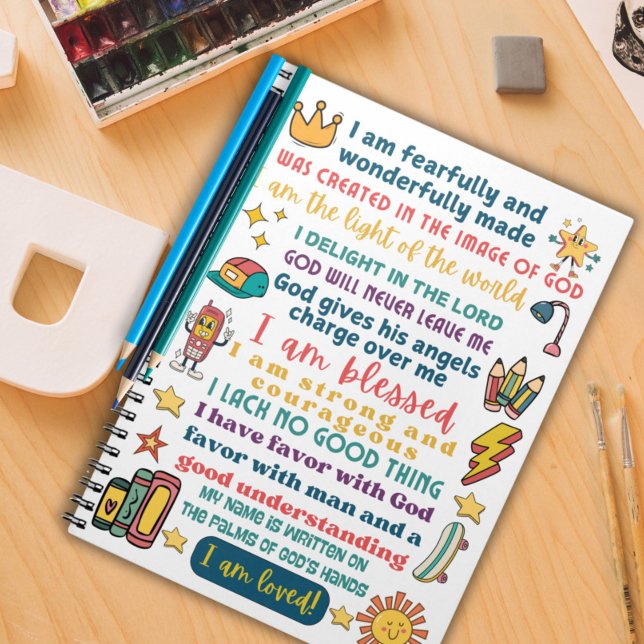Carnet Écriture d'affirmation positive pour garçons (Créateur téléchargé)