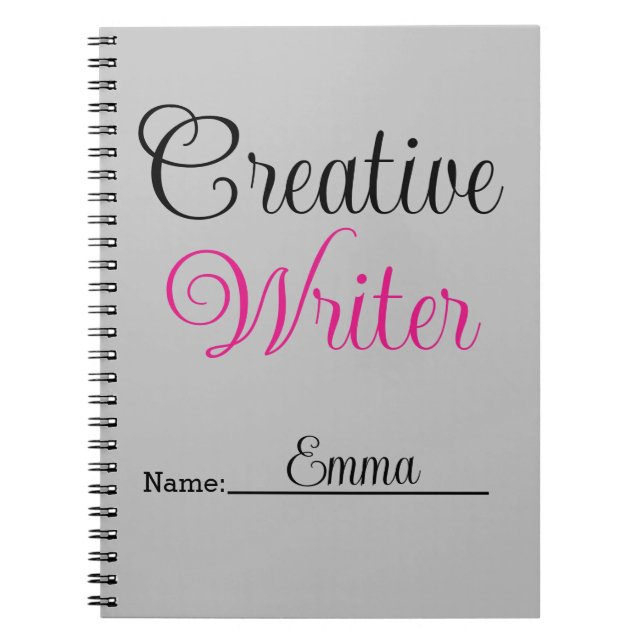 Carnet Écrivain créatif Pastel Pink (Devant)
