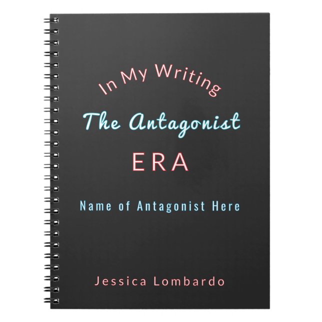 Carnet Écrivain personnalisé (Devant)