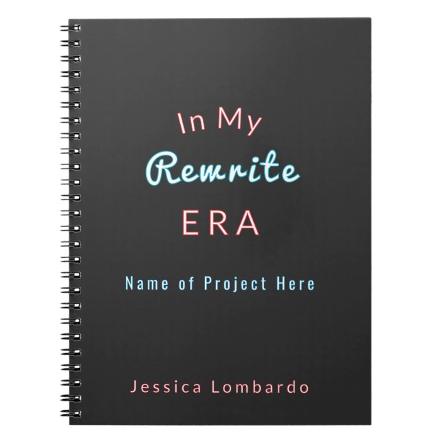 Carnet Écrivain personnalisé (Devant)