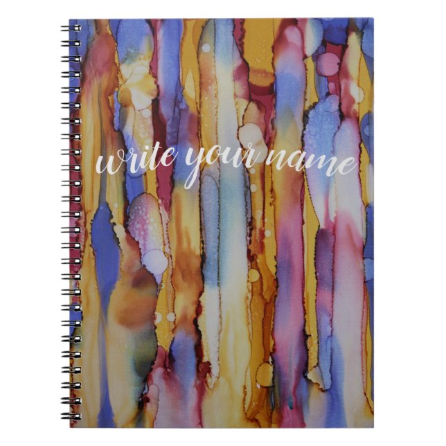 Carnet Écrivez le nom de votre amour un. (Devant)