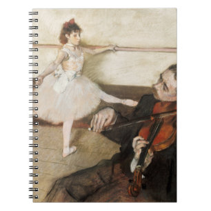 Carnet Edgar Degas Cours de danse. Impressionnisme vintag