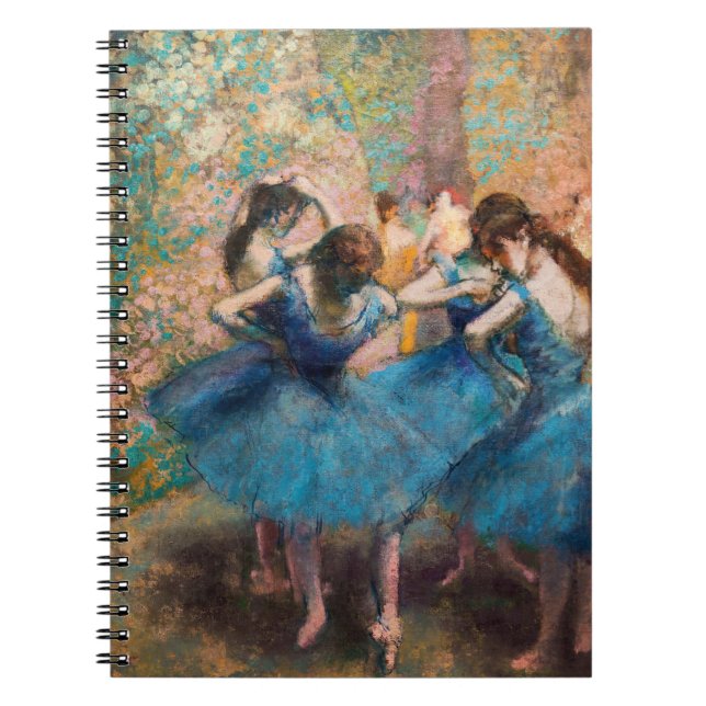 Carnet Edgar Degas - Danseurs en bleu (Devant)