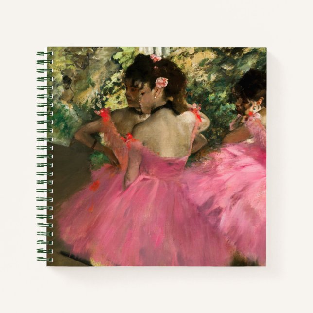 Carnet Edgar Degas - Danseurs en rose (Devant)