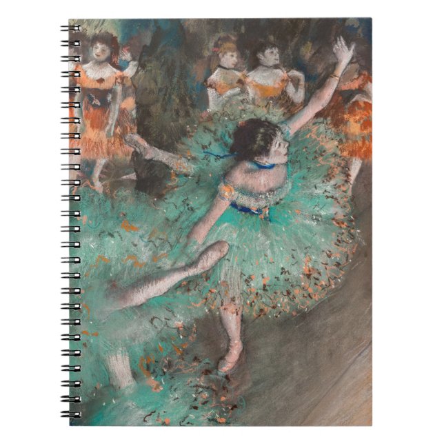 Carnet Edgar Degas - Swaying Dancer / Danseuse en vert (Devant)