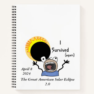 Carnet Édition de survie de l'éclipse solaire 2024
