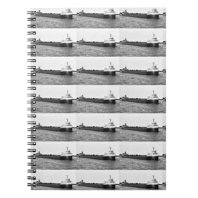 Carnet Edmund Fitzgerald sur la rivière de St Clair (Devant)