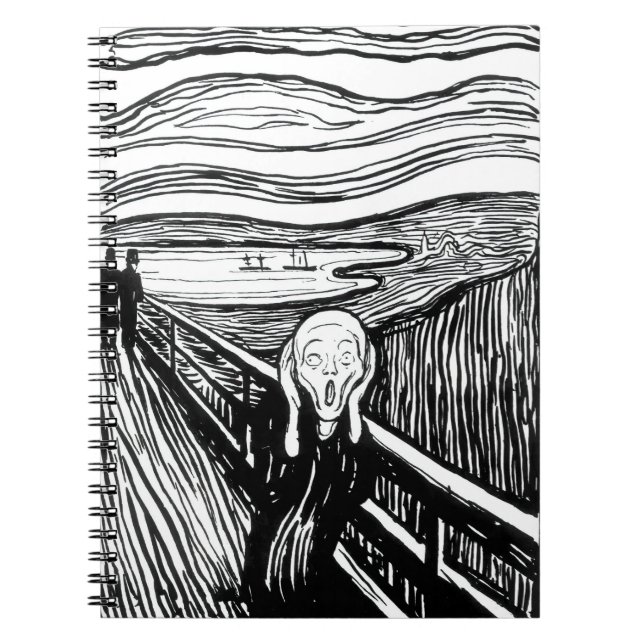 Carnet Edvard Munch - La lithographie de cri (Devant)