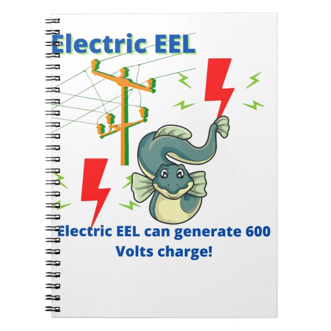 Carnet EEL Électrique Peut Générer 600 Volts (Devant)