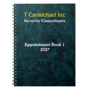 Carnet Effet Cuir Sarcelle