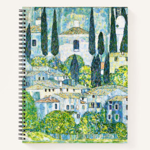 Carnet Eglise Art Nouveau à Cassone par Gustav Klimt
