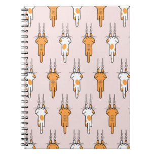 Carnet Égratignure de chat sans couture motif